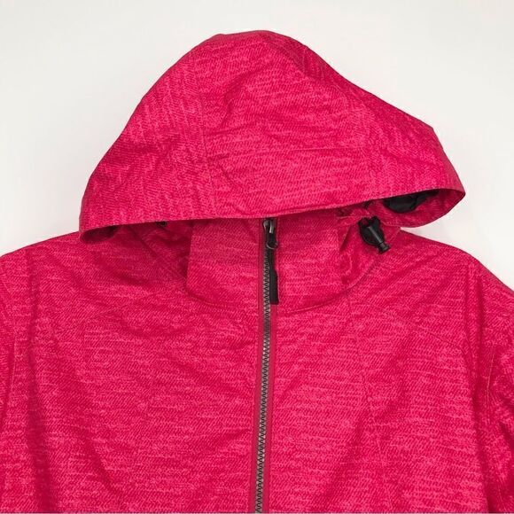 Pulse Bright Pink Waterproof Detach Hood Vented Winter Ski Performance Jacket - Picture 2 of 16